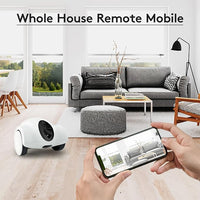 Pet Cameras with Phone App 15 Days Long Standby Pet Robot for Dog Treat Dispenser Feeder 1080P Full HD Dog Robot Camera 360°Move Freely 2-Way Audio (2.4G WiFi ONLY, No Bluetooth)