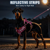 Tactical Dog Harness and Leash Set with 10 Patches for Large Dogs – Essentials for Dogs - X-Large / Camo Pink - image 3