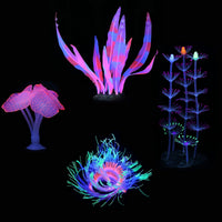 Glowing Fish Tank Decoration Aquarium Plants Accessories Kit #2 – Essentials for Fish - Coral+Anemone+Feather Coral+Kelp - image 3