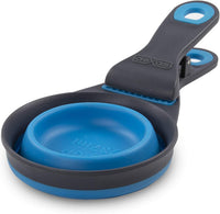 Dexas Popware for Pets Collapsible Klip Scoop - 1 Cup Capacity (Pack of 2) / Pro Blue - image 2