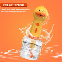 Electric Foaming Shampoo Dispenser for Dog and Cat Bathing - Yellow Ducky - image 3