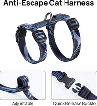 Adjustable Cat Harness and Leash Set Escape Proof – Essentials for Cats - Brooklyn Grey, Adjustable - image 4