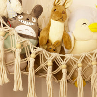 Stuffed Animal Toy Storage Hammock with LED Light - Beige / L (39.5"*39.5"*48") - image 3
