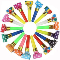 25 PCS Party Blower Blowouts Noisemakers Funny Blow Horns Colorful - 75