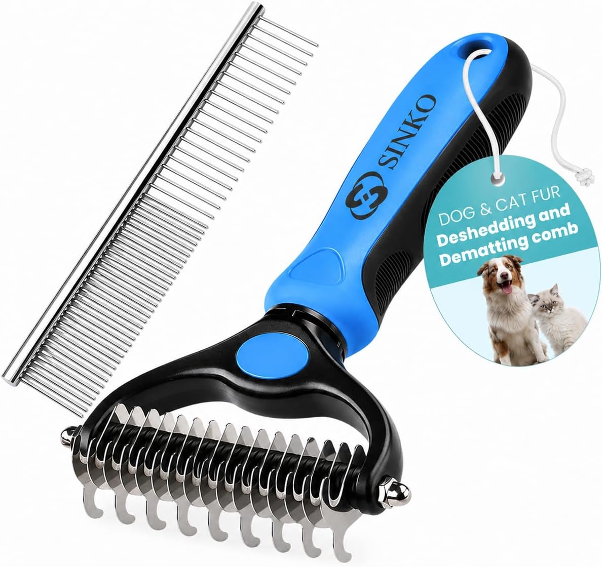 Sinko Shedding Brush For Dog and Cat - Brush and comb