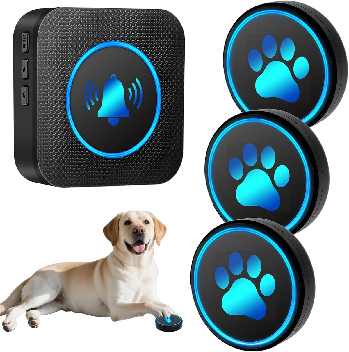 Dog Door Bell for Potty Training - 3 Button