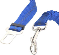 2 Dog Car Harness Seatbelt Seat Belt Leash Travel Accessories Bungee - Blue / 2 Packs - image 2