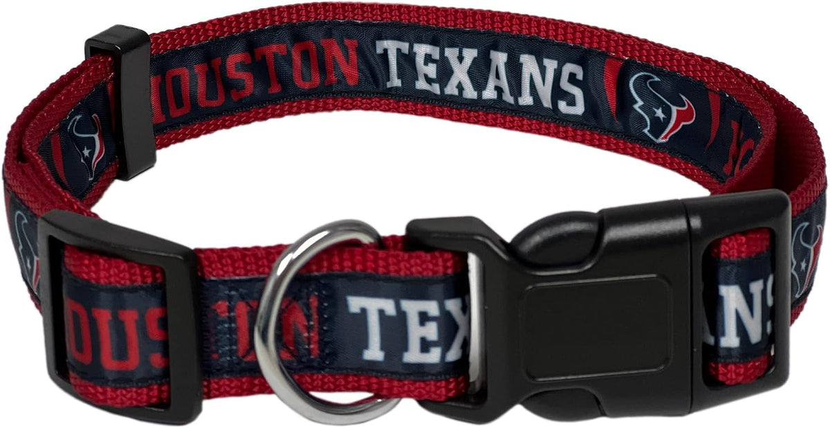 NFL Vikings Dog & Cat Collar - Houston Texans / Large - image 2