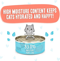 Weruva B.F.F. Play - Best Feline Friend Paté Lovers, Aw Yeah!, Salmon & Tuna Tuck Me in with Salmon & Tuna, 5.5oz Can (Pack of 8)