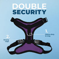Voyager Step-in Lock Dog Harness, Pink - Harness (Purple/Black Trim) / XL (Chest: 23 - 28") - image 2