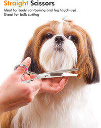 6-in-1 Dog Grooming Scissors - Pink 5 in 1 - image 4