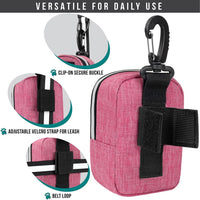 PetAmi Dog Poop Bag Holder for Leash - Pink / 1 Count (Pack of 1) - image 4