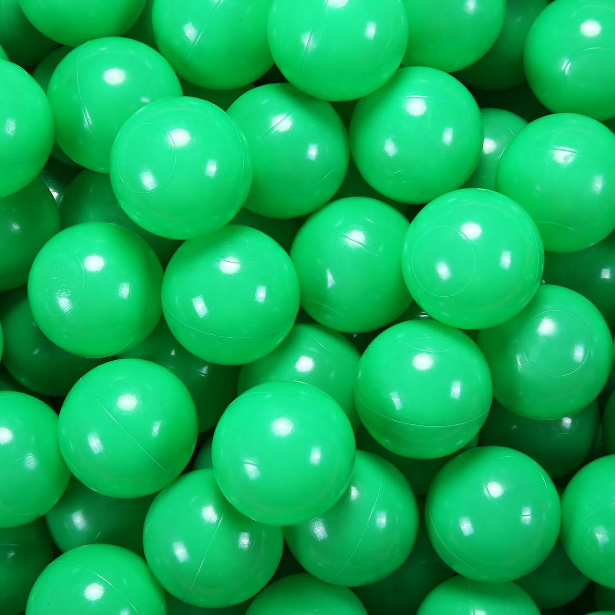 Guesvot 50 rainbow ball pit balls, 2.75 inch, with reusable storage bag - view 6