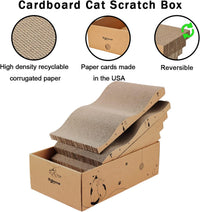 Cat Scratcher Cardboard Scratch Pad for Indoor Cats and Kitty 5pcs – Essentials for Cats - Large for Indoor Cats / 5PCS - image 4