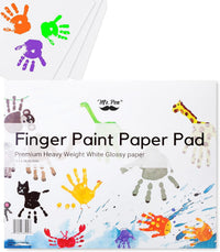 Mr. Pen, Finger Paint Paper Pad for Kids