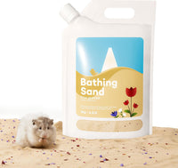 BUCATSTATE Hamster Bath Sand with Pour Spout - 6.6LB / Flower Scent