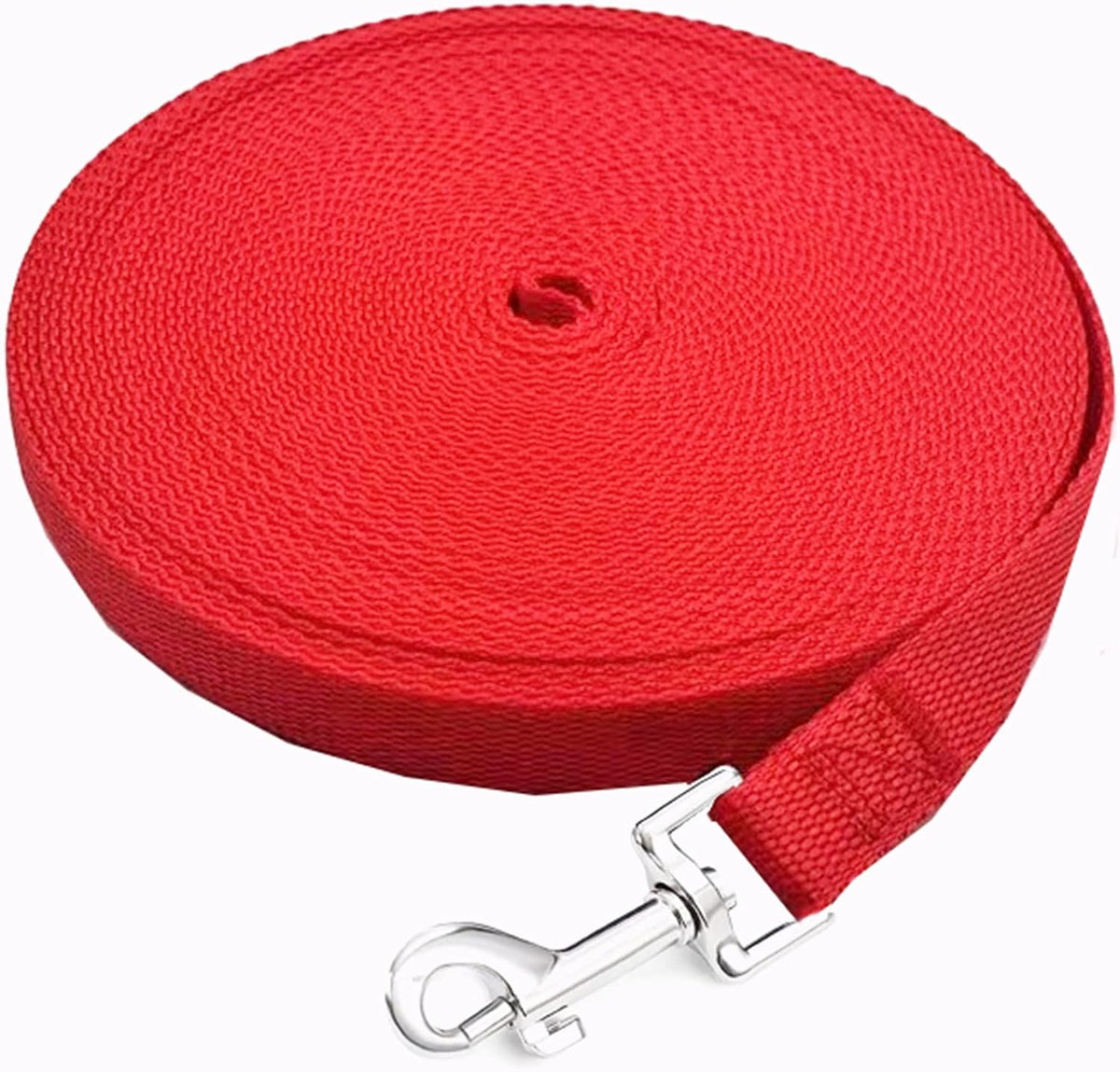 SALO Nylon Training Dog Leash for Small Medium Large Dogs - Red / 1 inch x 30 feet - image 3