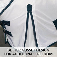 Schneiders Soft Interlock Mesh II Horse Fly Sheets | Superior UV & Insect Protection | Versatile Euro Fit Option | Reflective Safety Design