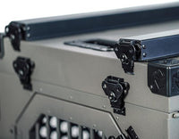 ROCK CREEK CRATES Collapsible Dog Crate: Meticulously Engineered, Durable Aluminum Construction, Non Slip Feet | 10 Year Warranty | Ideal for Indoor & Vehicle Use (Midnight Black, 30 Inch)