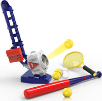 iPlay, iLearn Kids Pitching Machine Toys - Navy Blue