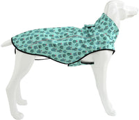 Mile High Life Dog Raincoat - L Chest 32"-40" / Green Cactus