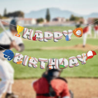 Hxezoc fire truck happy birthday banner with 14 paper flags and 2 fire engine flags - view 27