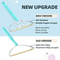 Flex MAX & Pro Pet Hair Remover Kit by LINTPLUS - Dog & Cat Hair Removal Tool for Furniture, Carpets, Rugs & Couches - Easy to Use, Reusable Carpet Scraper for Pet Hair