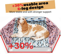 Elevated Dog Bed with Bolster - 6 side Bolster / X-Large - image 3
