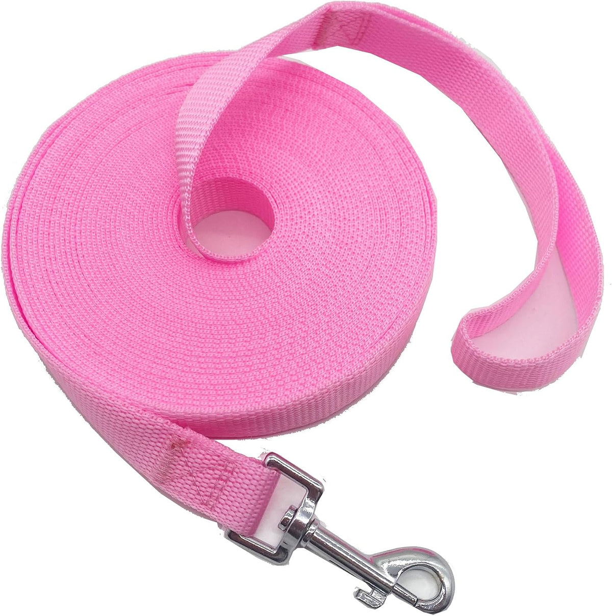 SALO Nylon Training Dog Leash for Small Medium Large Dogs - Pink / 1 inch x 40 feet
