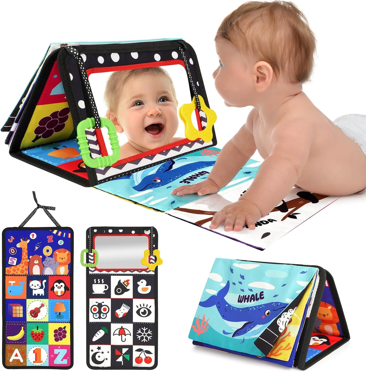 URMYWO Tummy Time Mirror Toys - Medium