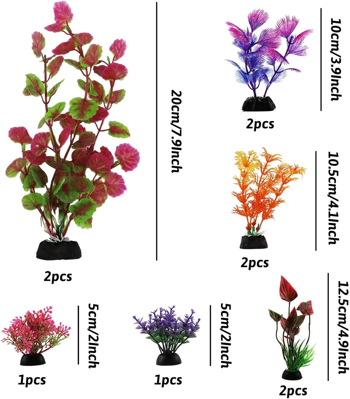 Aquarium Decorations Plants, Fish Tank Accessories - image 2