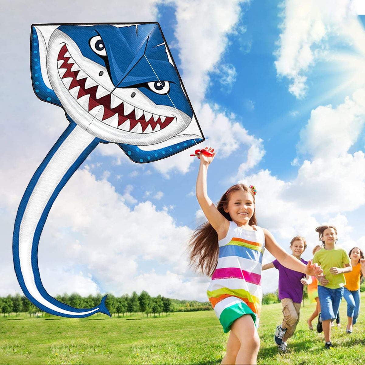 Kite for Kids Ages 4-8-12 & Adults - Shark Kite - image 3