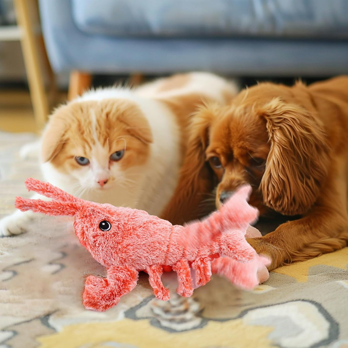 Mity rain Interactive Lobster Dog Toy – Essentials for Dogs - Lobster - image 3