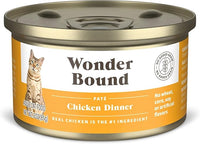Amazon Brand - Wonder Bound Wet Cat Food, Paté, No Added Grain, 3 oz cans, Pack of 24 (Chicken)