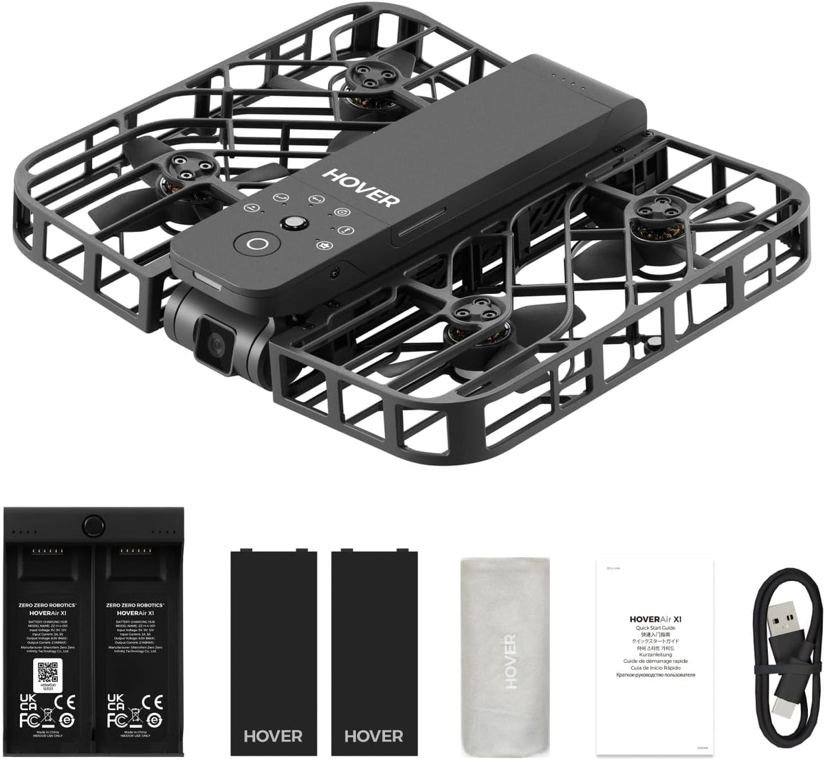 HOVERAir X1 Drone with Camera - Combo Plus / Black