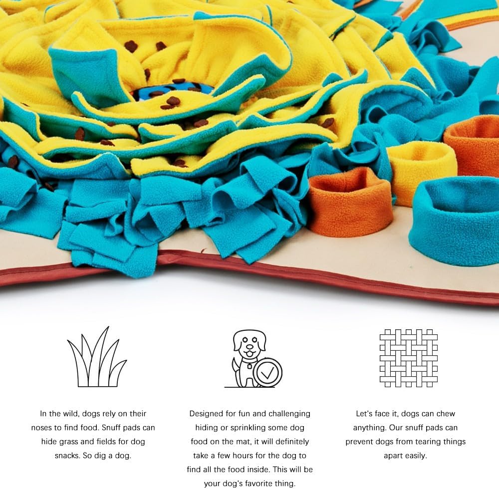 AWOOF Pet Snuffle Mat for Dogs - Khaki - image 2