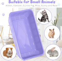 Tessco for you 30 Pack Disposable Litter Boxes for Cats - Light Purple - image 3