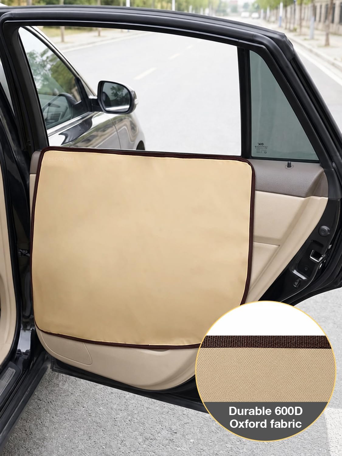 2 Packs Dog Car Travel Accessories - Beige - image 4