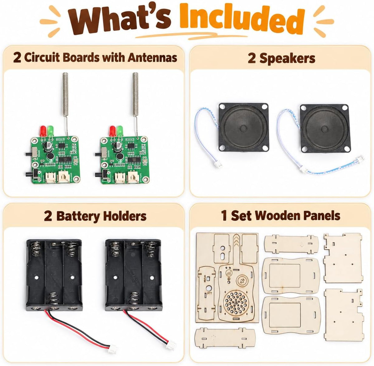 STEM Projects Science Toys for Ages 6-8-13 Walkie Talkies Kids Crafts - image 3