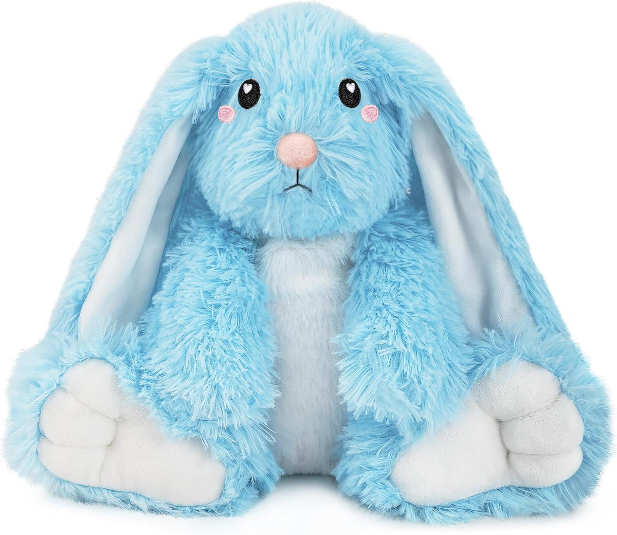 Bunny Microwavable & Weighted Stuffed Animals - Blue Bunny