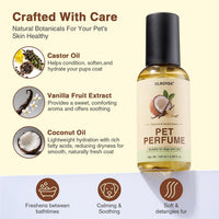 Dog Cologne & Pet Perfume, Long-Lasting Coconut & Vanilla Scent - image 3