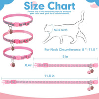 BINGPET Halloween Cat Collar Breakaway - Reflective (Pink) - image 4