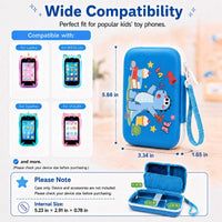 ALKOO kids smartphone case, zip carrying box for kids toy phones and learning cameras - view 11