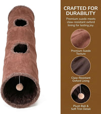 51"x 12" Collasiple Cat Play Tunnel, Cats Tubes and Tunnels - image 3