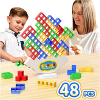Ziogogco 48Pcs Balance Stacking Blocks Game