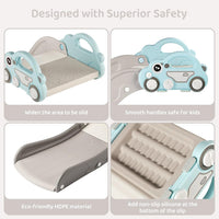 Indoor Kids Baby Couch Slide for Toddler 1-3 - Blue - image 3