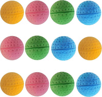 Cat Foam Ball Cat Sponge Ball Toy Soccer Toy – Essentials for Cats - 12 Pack Mixed - image 4