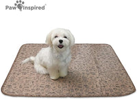 Paw Inspired Washable Pee Pads for Dogs | Reusable Puppy Pads | Waterproof Whelping Pads | Washable Training Pet Pads, Washable Potty Pads Extra Large Sizes (Classic, 32x30" - pattern (2 pack))