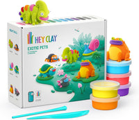 Hey Clay Exotic Pets air dry clay kit with 15 cans and sculpting tools - view 10