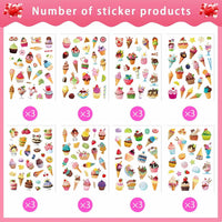 DUJAA 640-piece fall stickers for kids with pumpkins, leaves and scarecrows - view 20